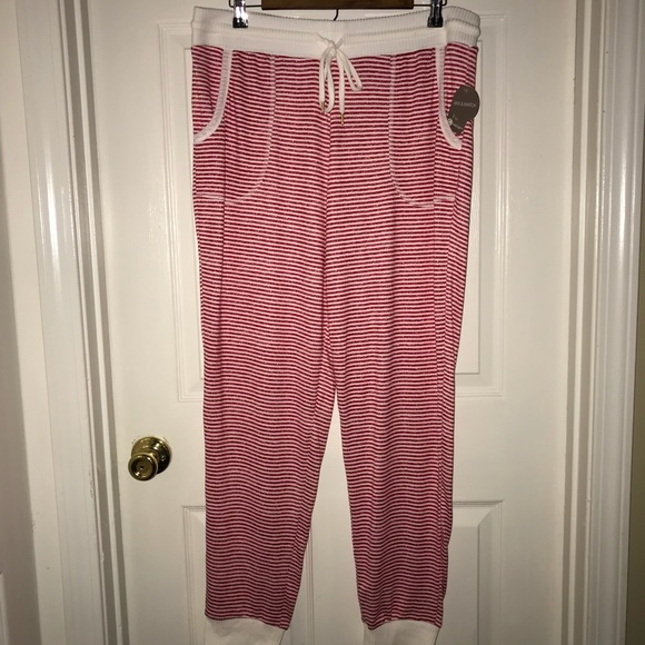 Nwt Candy Cane Striped Pajama Bottom 